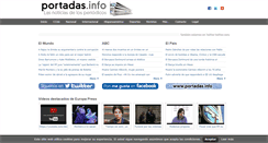 Desktop Screenshot of portadas.info