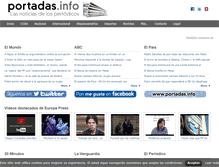 Tablet Screenshot of portadas.info